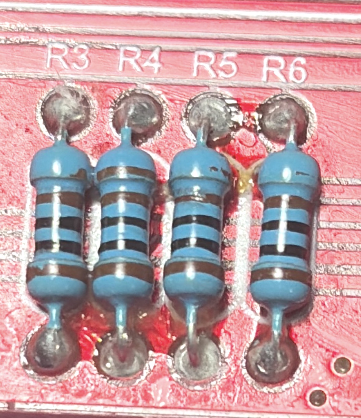 Soldering Project, Day 1 (Close-up)