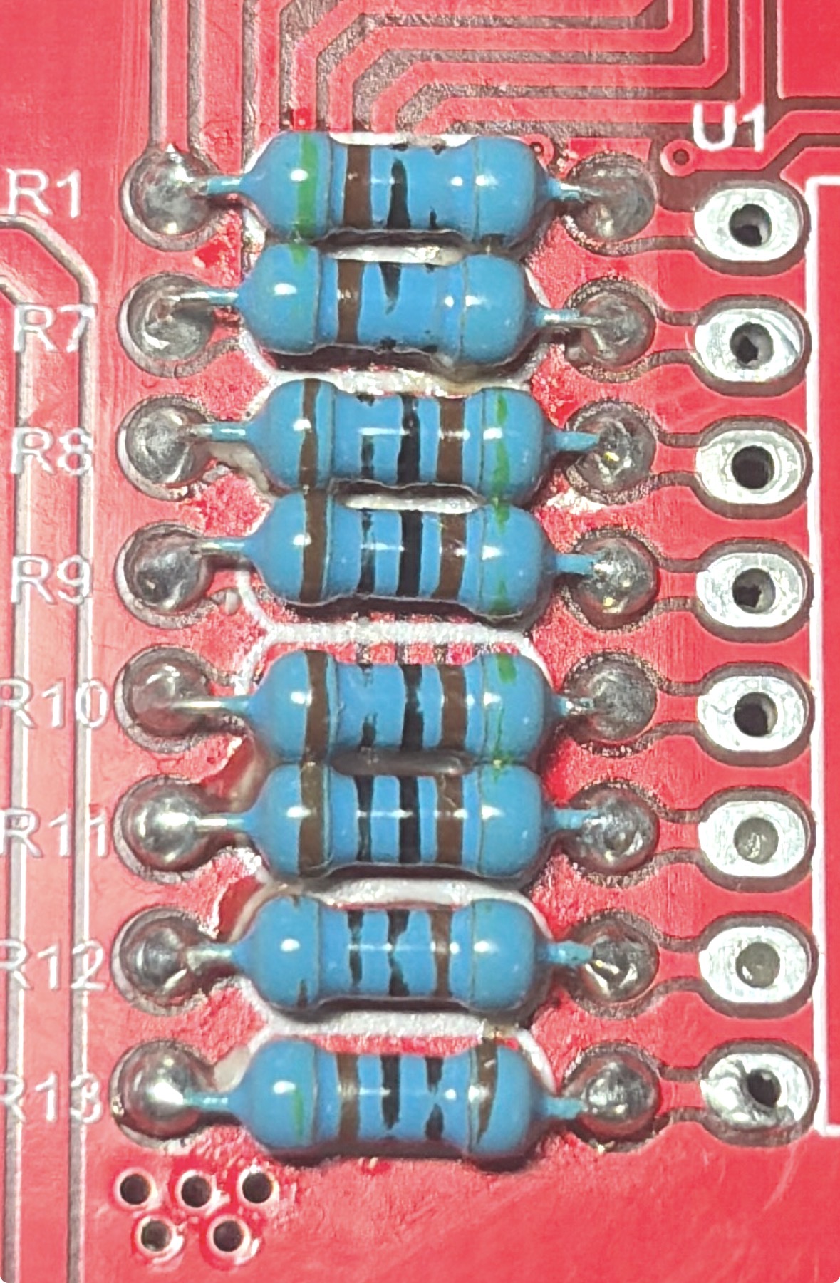 Soldering Project, Day 1 (Close-up)