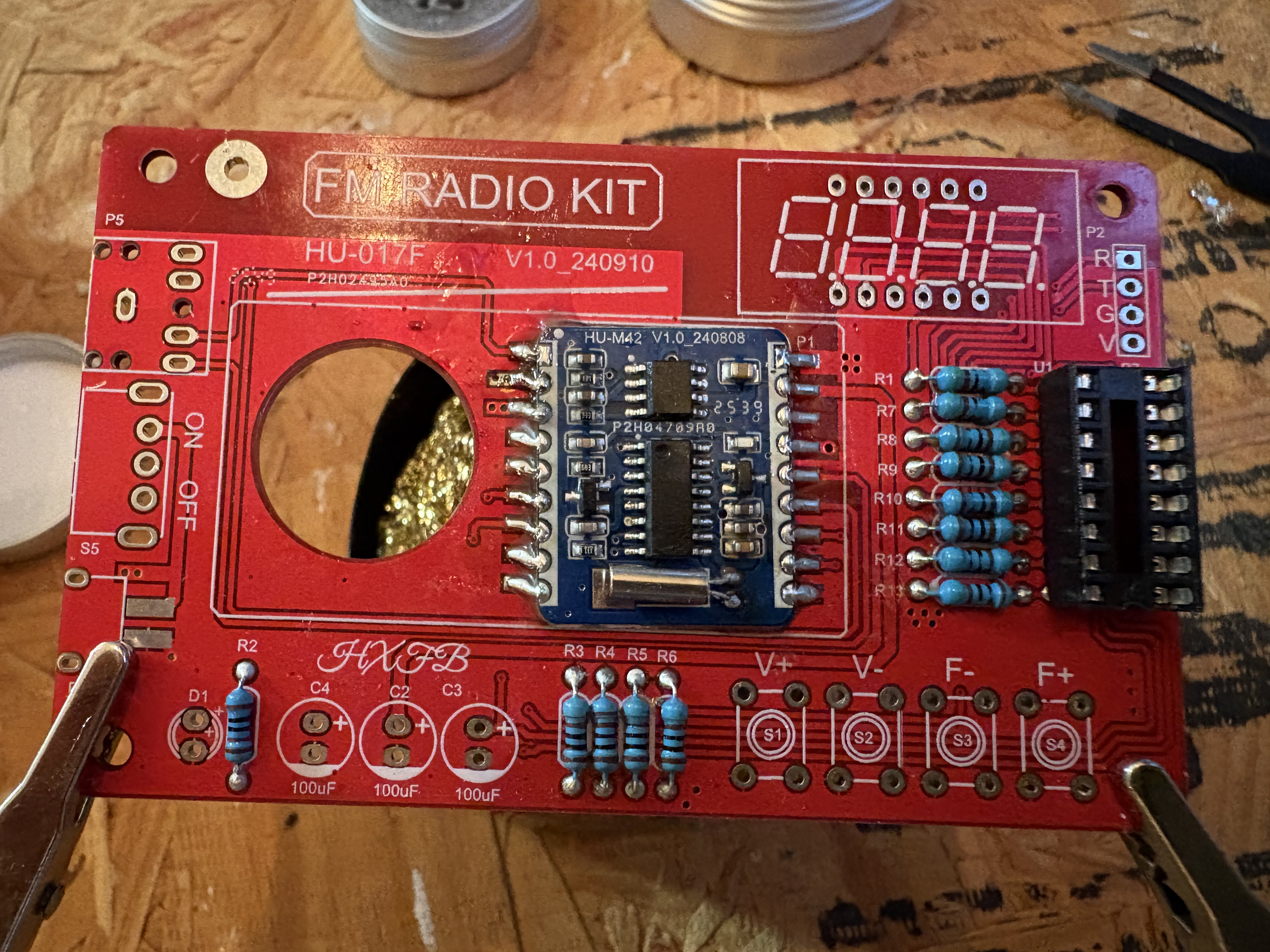 Soldering Project, Day 2 (Close-up)