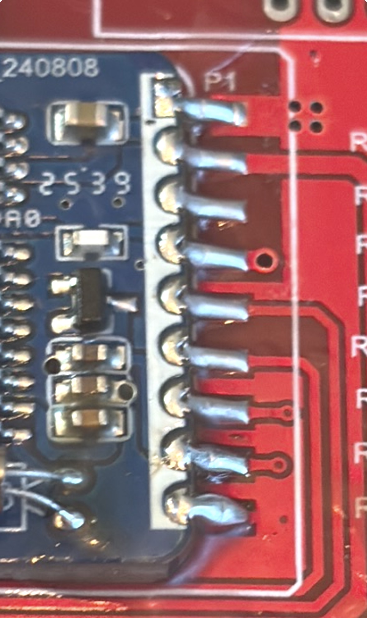 Soldering Project, Day 2 (Close-up)